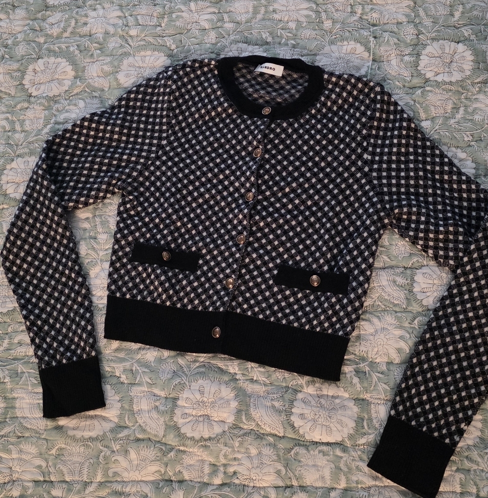 SANDRO wool CARDIGAN